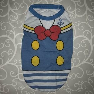 New Donald Duck dog shirt clothes